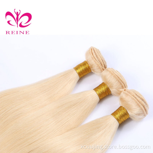 Two tone 1b/blonde straight hair bundles with closure new style soft tangle free brazilian ombre hair extensions